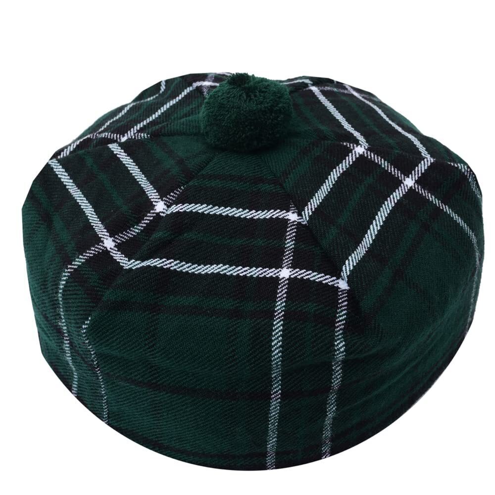 3399 Haaur Scottish Tammy Hat Traditional Kilt Tam O' Shatner Acrylic Wool